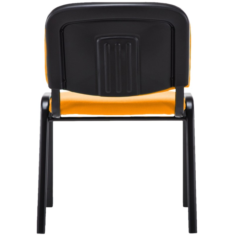 Silla de visita Ken V2 en tela naranja
