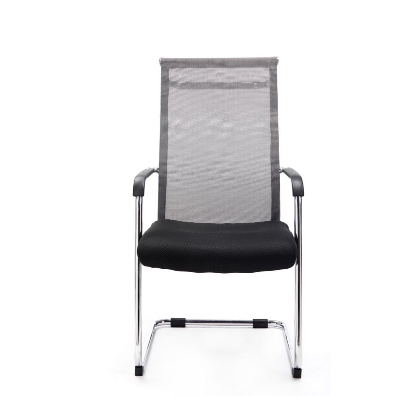 Silla de visita gris Brenda V2