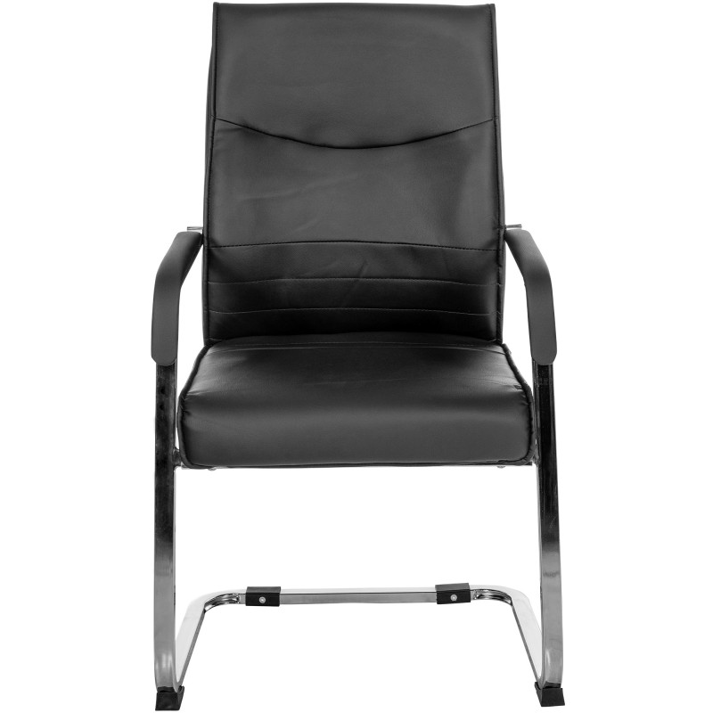 Silla de visita negra Hobart