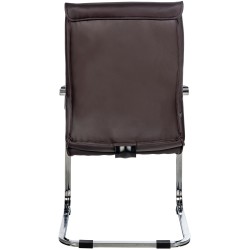 Silla de visita marrón Hobart