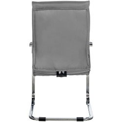 Silla de visita gris Hobart