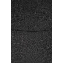 Silla de visita Hobart en tela negra