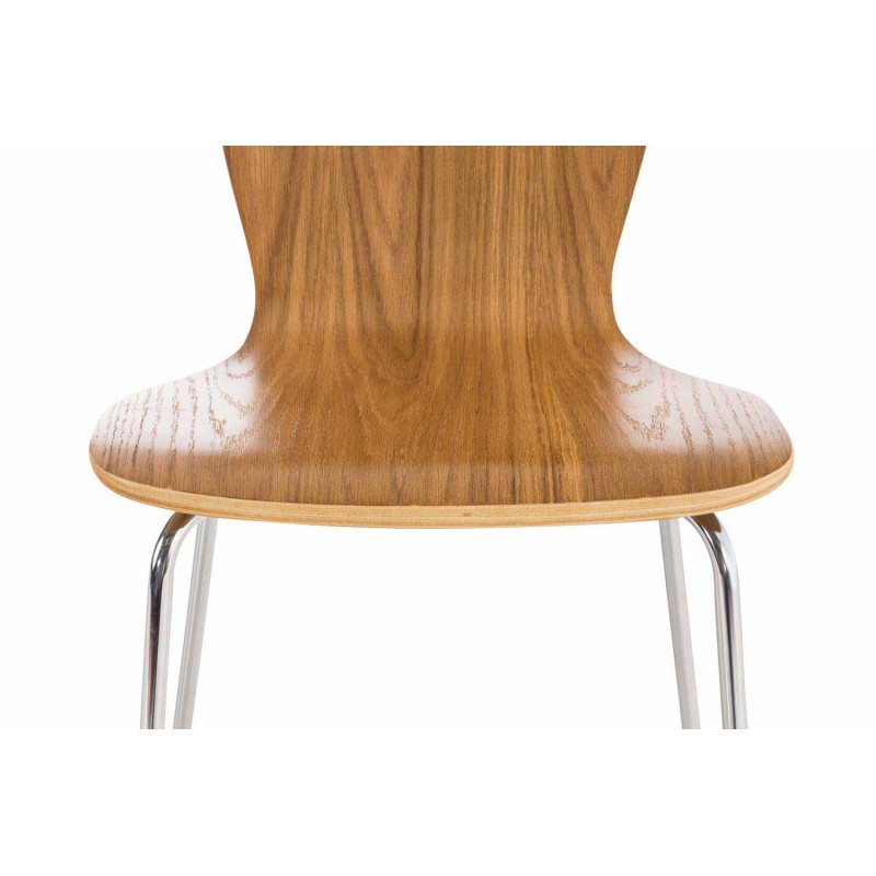 Juego de 4 sillas de visita Aaron en roble