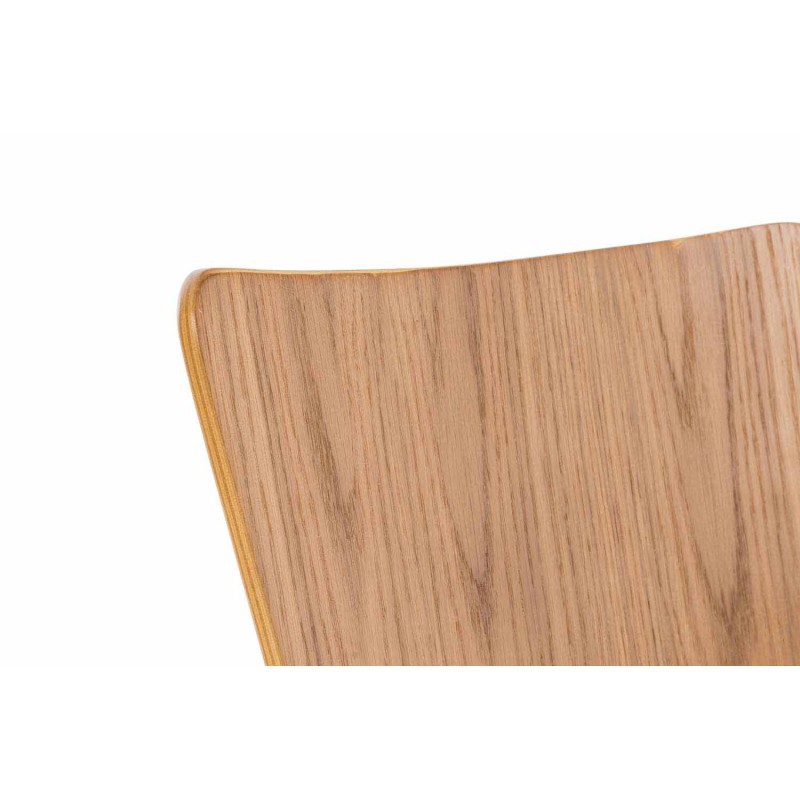 Juego de 4 sillas de visita Aaron en roble