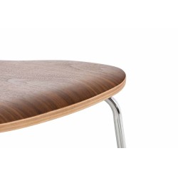 Juego de 2 sillas de visita Aaron en nogal