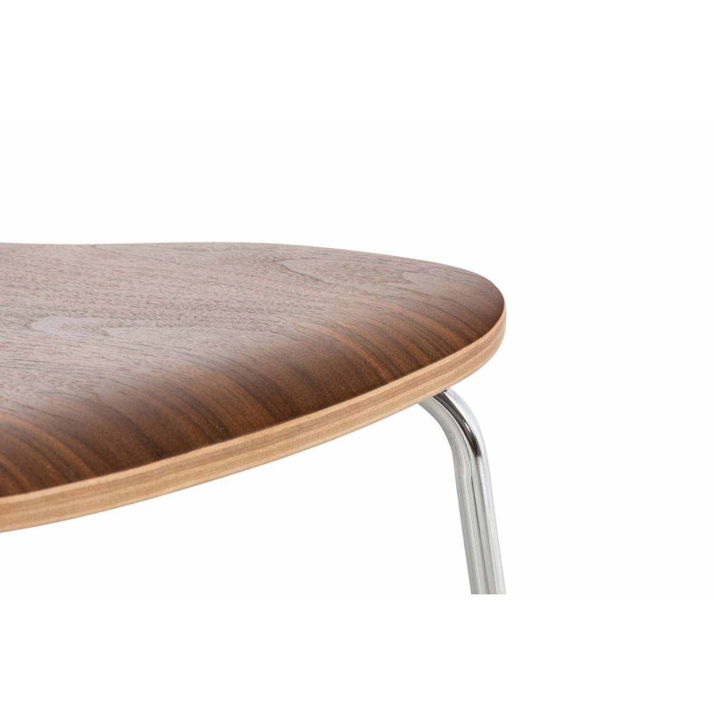 Juego de 2 sillas de visita Aaron en nogal