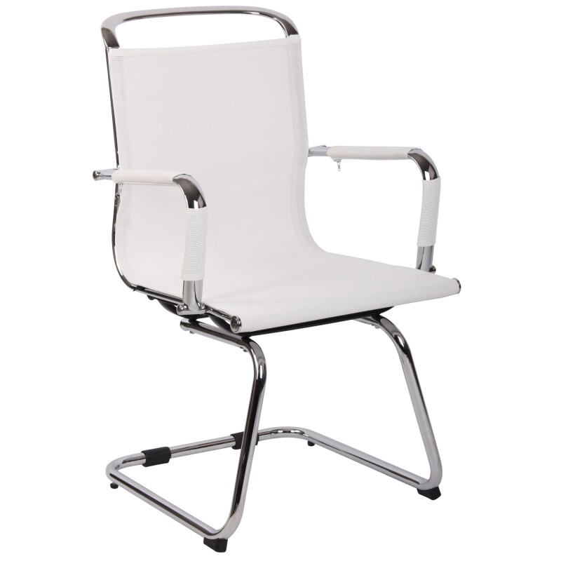 Silla de visita Barnet Mesh White