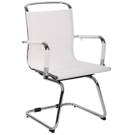 Silla de visita Barnet Mesh White