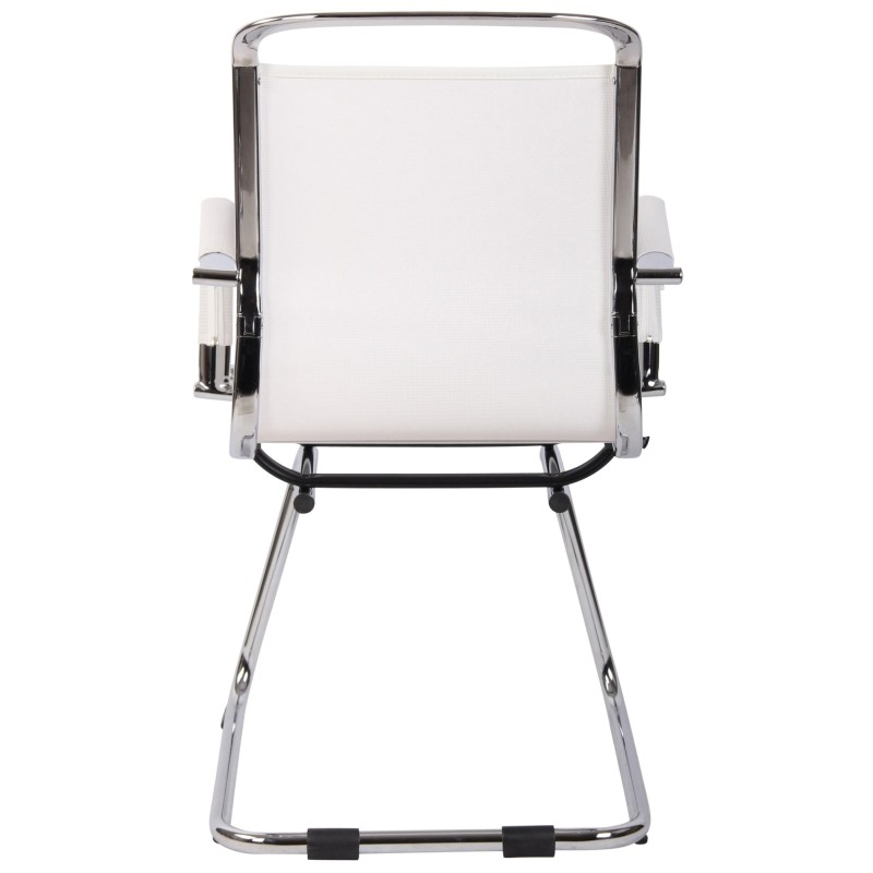 Silla de visita Barnet Mesh White