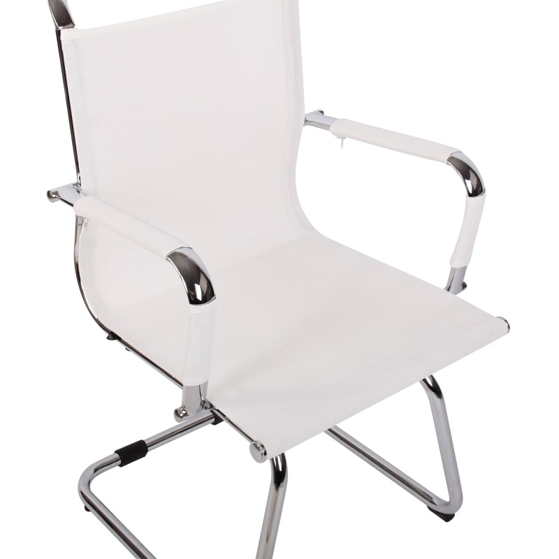 Silla de visita Barnet Mesh White