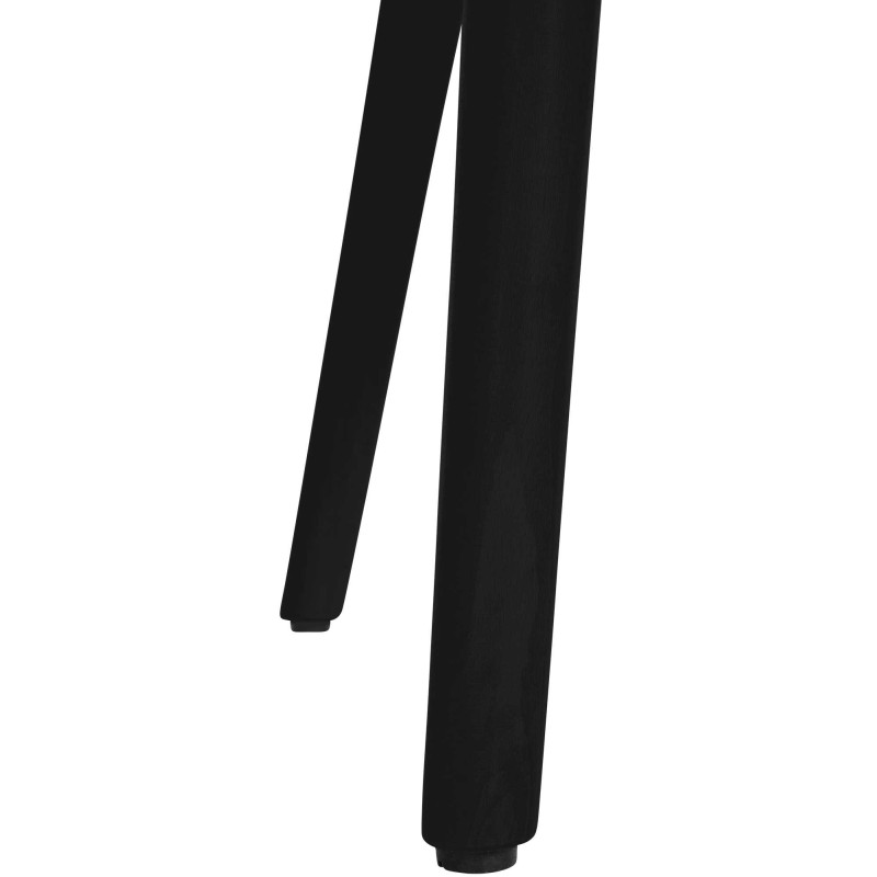 Silla de visita Utrecht en tela negra y crema