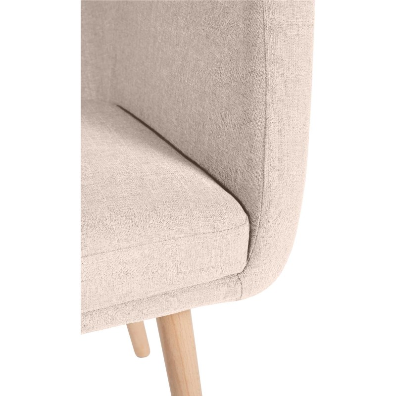 Silla de visita Utrecht en tejido natura beige