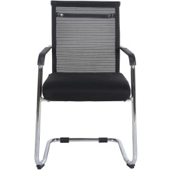 Silla de visita cromada Denny