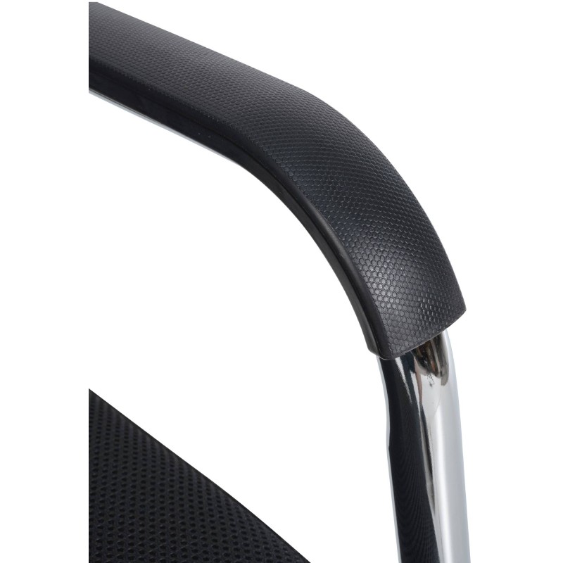 Silla de visita cromada Denny