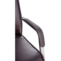 Juego de 2 sillas de visita Hobart marrones Juego de 2 sillas de visita Hobart marrones