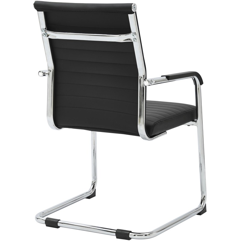 Silla de visita negra Hakon