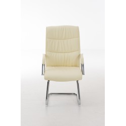 Silla de visita color crema Caro
