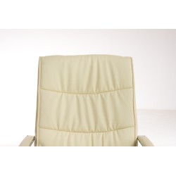 Silla de visita color crema Caro
