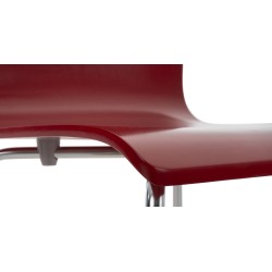 Silla de visita roja Pepe