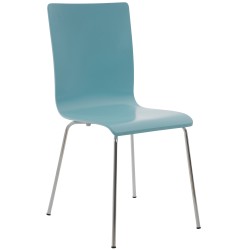 Silla de visita Pepe azul claro