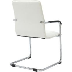 Silla de visitantes blanca de Seattle Silla de visitantes blanca de Seattle