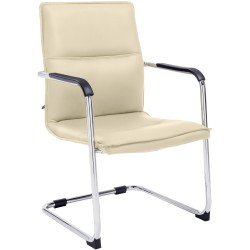 Silla de visita color crema Seattle Silla de visita color crema Seattle