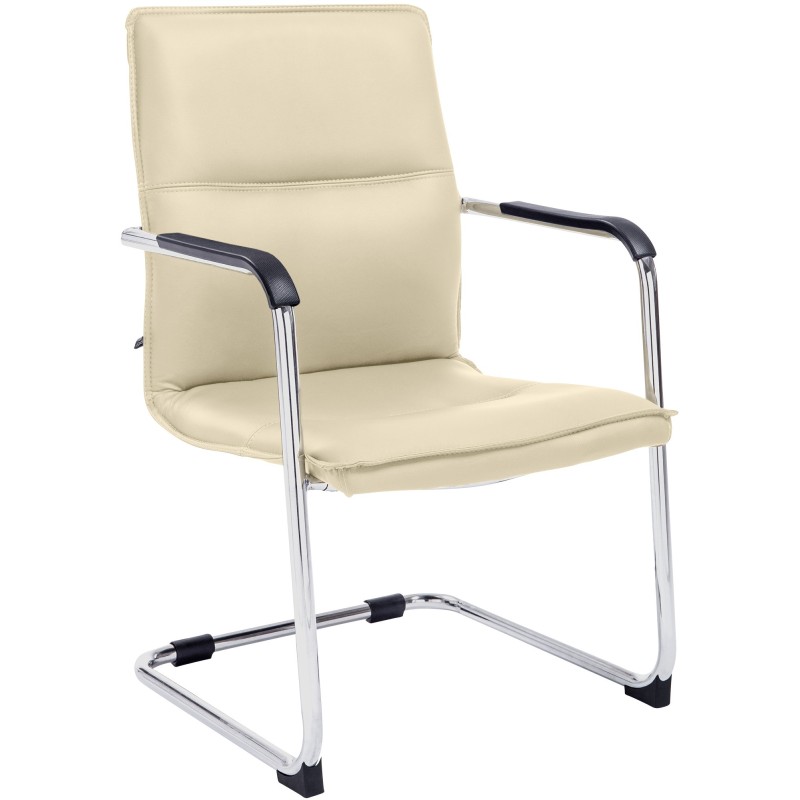 Silla de visita color crema Seattle