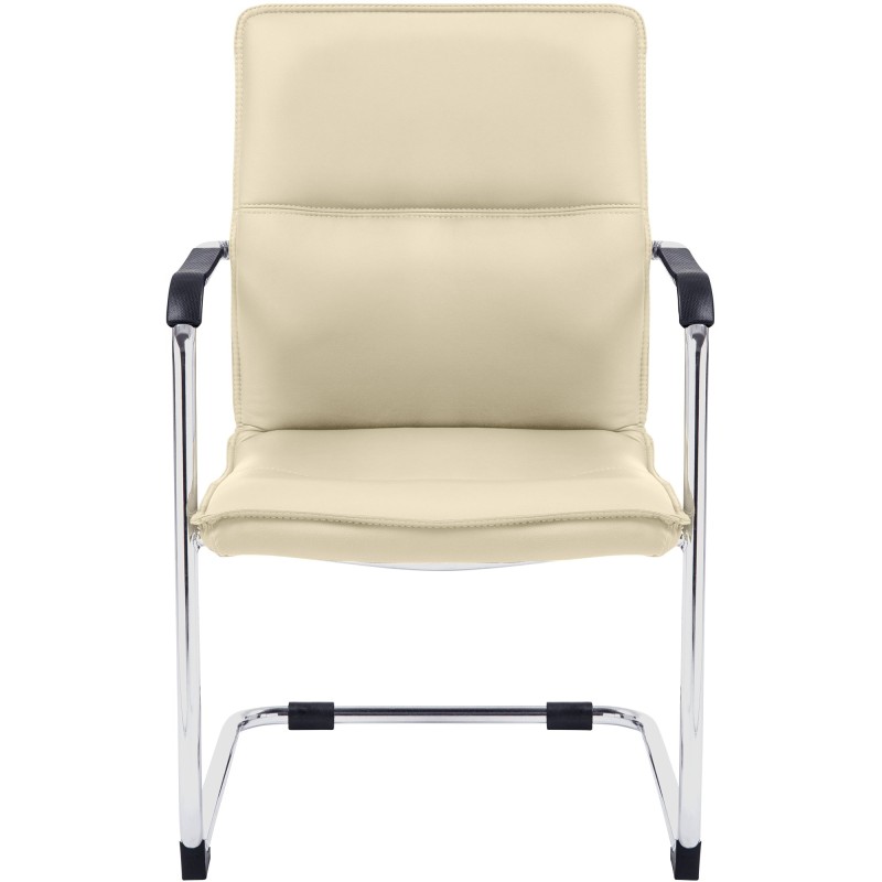 Silla de visita color crema Seattle
