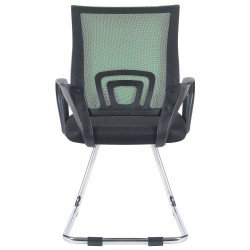 Silla de visita verde Eureka