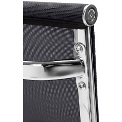 Silla de visita negra Brenda