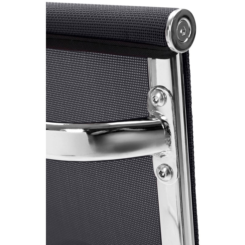 Silla de visita negra Brenda