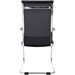 Silla de visita negra Brenda