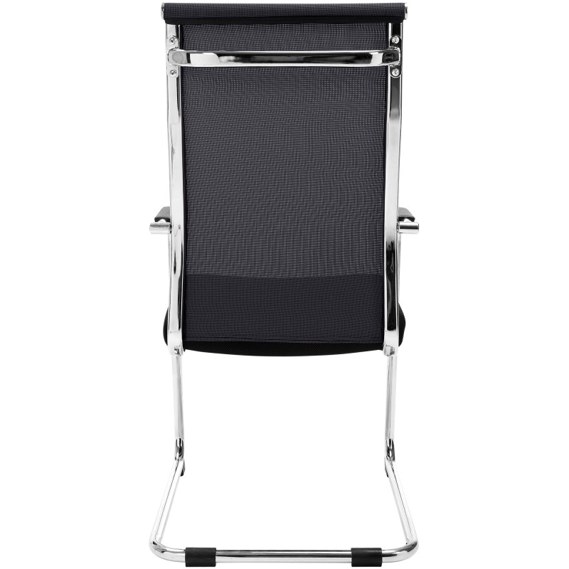 Silla de visita negra Brenda