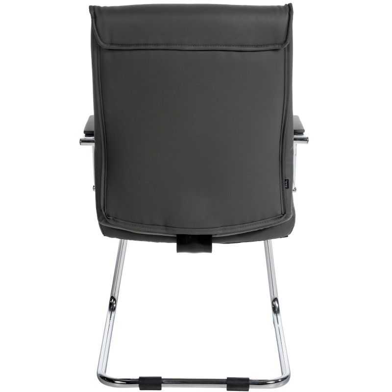 Silla de visita gris Sievert