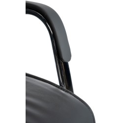 Silla de visita gris Sievert