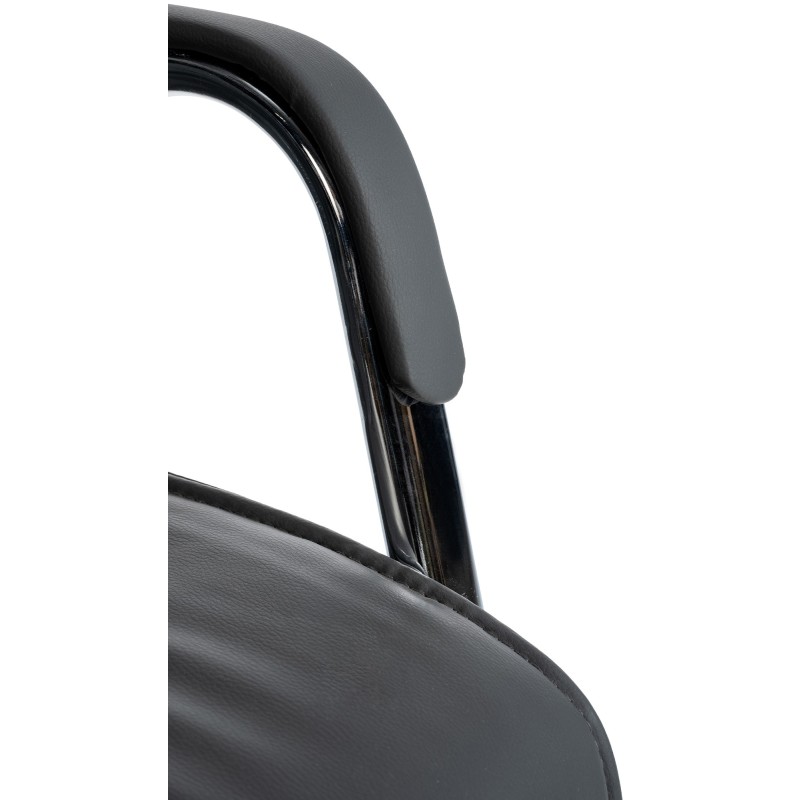 Silla de visita gris Sievert