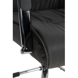 Silla de visita gris Sievert