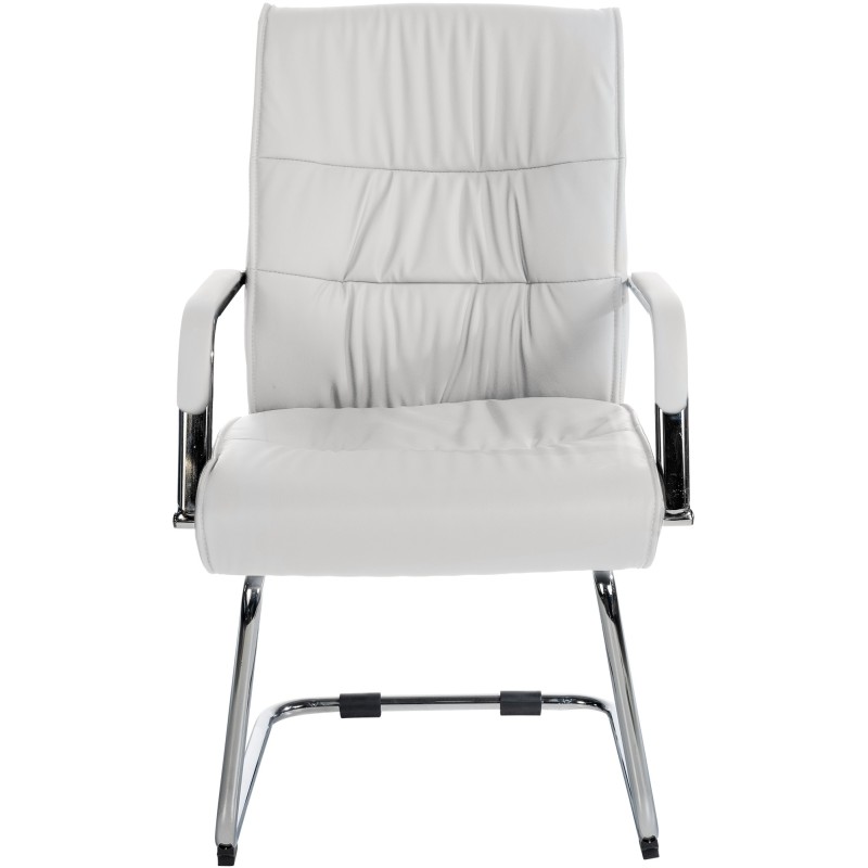 Silla de visita Sievert blanca