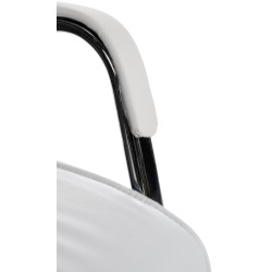 Silla de visita Sievert blanca