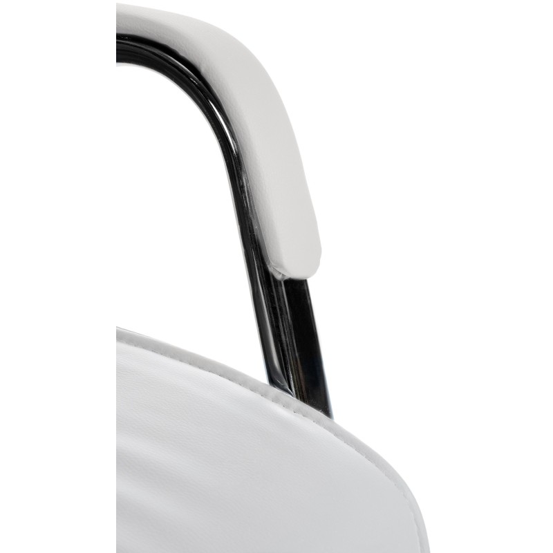 Silla de visita Sievert blanca