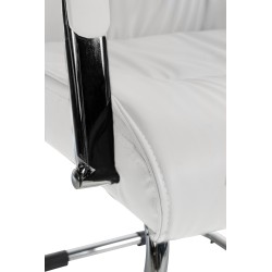 Silla de visita Sievert blanca