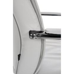 Silla de visita Sievert blanca