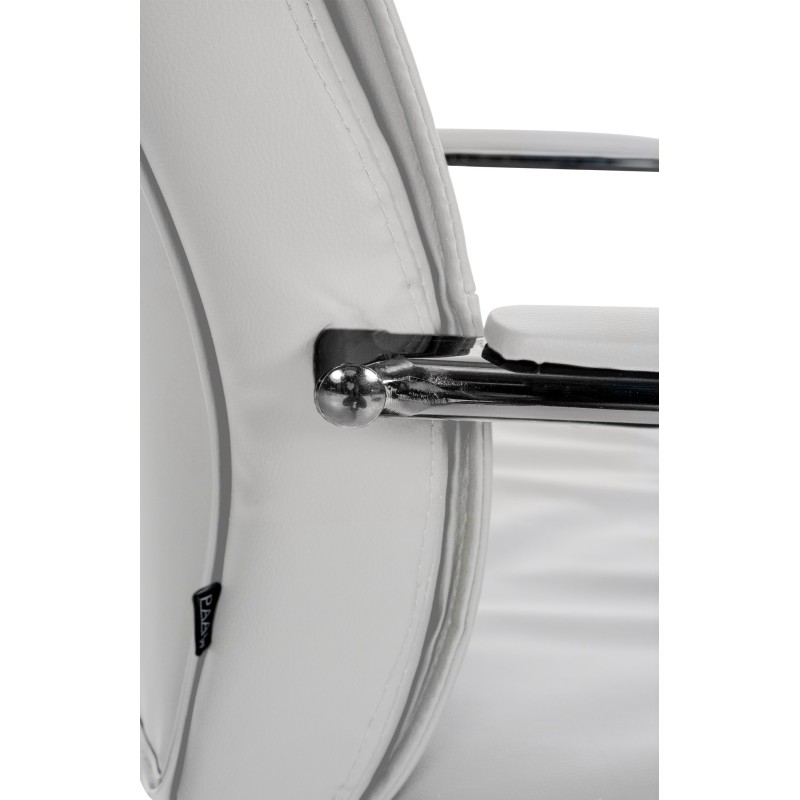 Silla de visita Sievert blanca