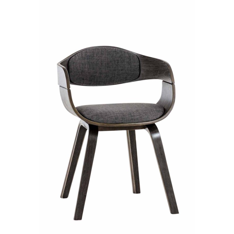 Silla de visita Kingston en tela gris/gris claro Silla de visita Kingston en tela gris/gris claro