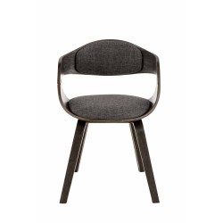 Silla de visita Kingston en tela gris/gris claro Silla de visita Kingston en tela gris/gris claro