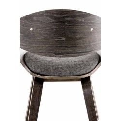 Silla de visita Kingston en tela gris/gris claro Silla de visita Kingston en tela gris/gris claro