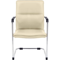 Juego de 2 sillas para visitantes color crema Seattle