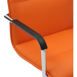 Juego de 2 sillas para visitantes de color naranja Seattle Juego de 2 sillas para visitantes de color naranja Seattle