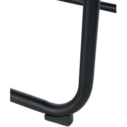 Silla de visita Sievert negra/negra