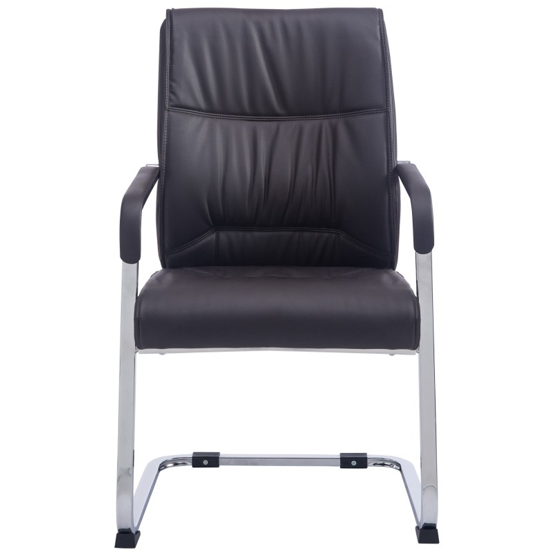 Silla de visita marrón Anubis XL